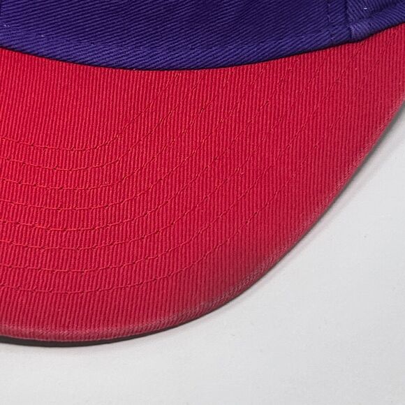 Toronto Raptors Baseball Hat Cap Adidas NBA Basketball 6 Panel Snapback Purple - Picture 8 of 14